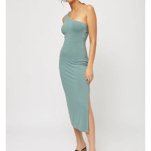 Dynamite one shoulder midi dress